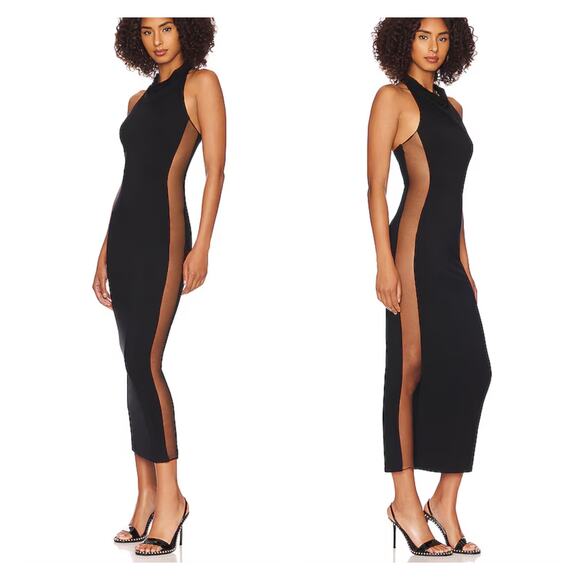 NBD - Dionne Midi Dress in Black - Picture 7 of 7